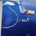 BMW X1 SERIES FRONT WING PANEL FENDER DRIVER RIGHT SIDE BLUE C31 U11