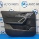 BMW X1 SERIES DOOR CARD PANEL FRONT LEFT SIDE VEGANZA LEATHER BLACK U11